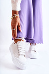 Women's Sneakers On The Platform White Comes 