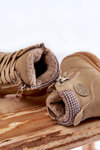 Children's Fur-insulated Boots Trappers Beige Hopper 