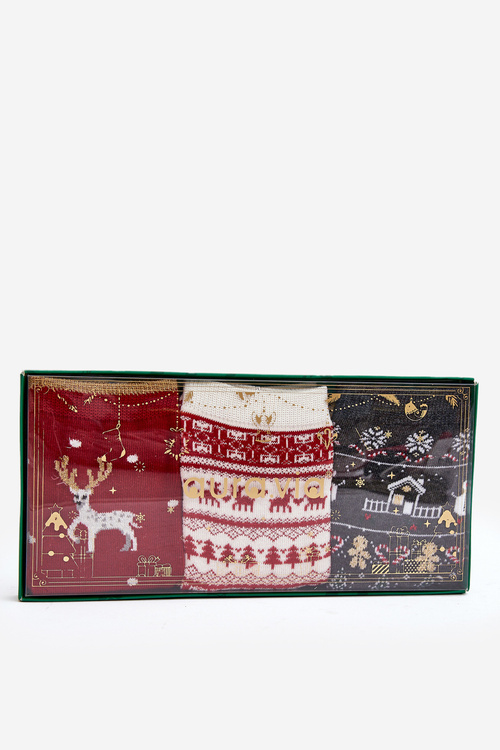 Women's Set of Holiday Socks 3-Pack