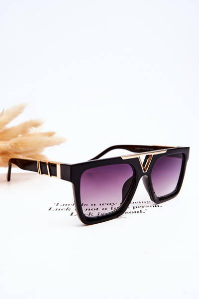 Women's Sunglasses V130037 Black gradient Violet