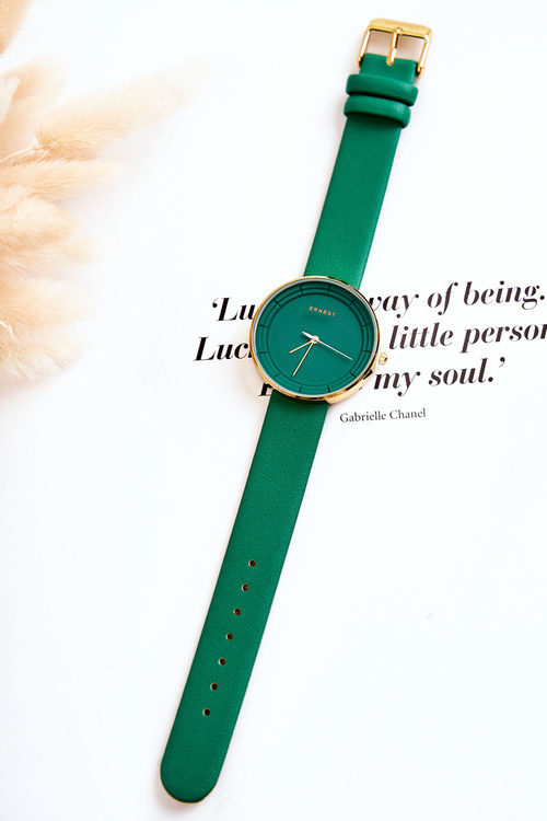 Women's Analog Leather Watch Without Nickel Ernest Green