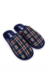 Men's Padded Grille Slippers Navy Whisper