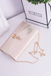 Gold Clutch Bag Gold Chain Padlock Latch