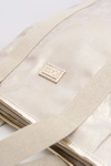 Women's Large Gold Shopper Bag