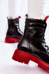 Patent Women's Boot La.Fi 250045R-LA Black-Red