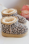Children's Padded Snow Boots Beige Gooby