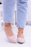 Powder Pink Ballerinas with Mami Pointed Bracelet