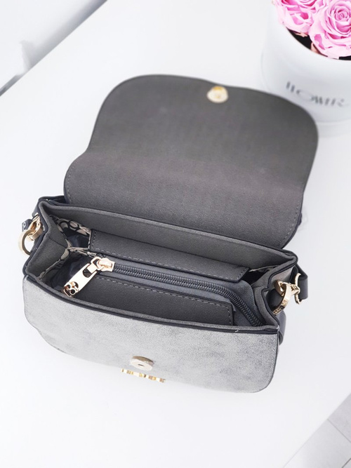 Women's Suede Handbag NOBO NBAG-F0180-C019 Grey