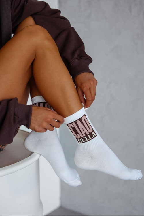 Women's Socks CIAO BELLA White