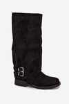 Insulated Women's Boots with Clips Black Umbria