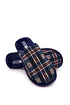 Men's Padded Grille Slippers Navy Whisper