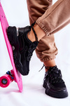 Women's Sneakers Sport Shoes Black Sheron