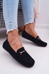 Women's Black Suede Sonnero Moccasins