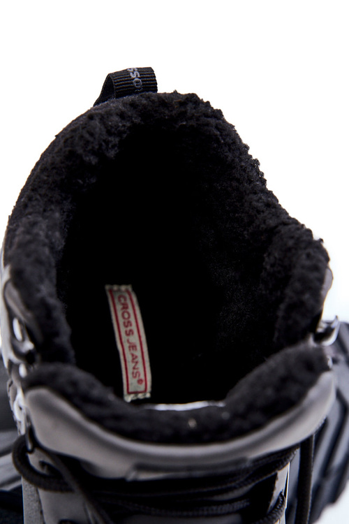 Men's Warm Trekking Shoes Cross Jeans KK1R4031C Black