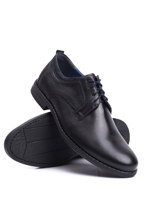 Men's Casual Leather Half Boots Nikopol Black 1726