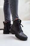 Zazoo 2831 Women's Boots Made Of Natural Leather Black