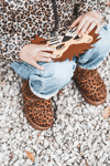 Children's Warm Snow Boots Leopard Gooby