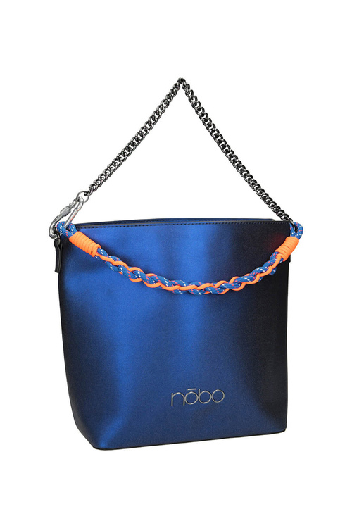 Classic Leather Handbag Nobo M1280-C012 Navy blue