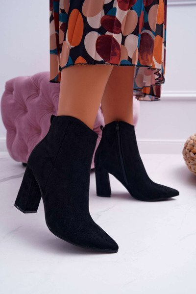 Women's Stiletto Stiletto Boots Suede Black Summe