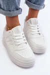Women's White Sports Sneakers Frutesa