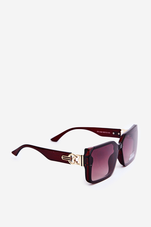 Black Women's Square Sunglasses UV400