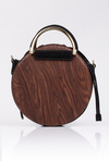 Women's Round Handbag Monnari Brown and Black BAG9340-017