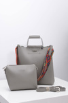 Women's Grey Nobo Sack Bag with Mini Handbag