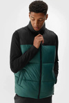 Men's Puffer Vest 4F Green 4FWAW24TVJAM147-40S