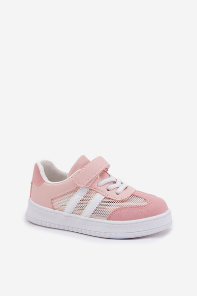Dziecięce Sneakersy Na Rzep Różowe Sepovia