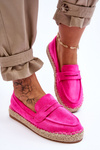 Espadryle Damskie Zamsz Fuksja Keyla