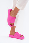 Women's Platform Slippers With Cutout Fuchsia Ameira