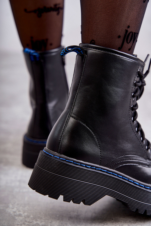 Women's Tied Boots Glany Black Callie