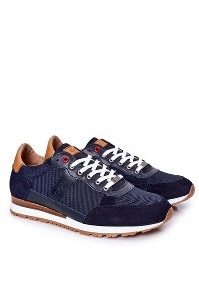 Men's Sports Shoes Sneakers GOE HH1N4053 Navy Blue