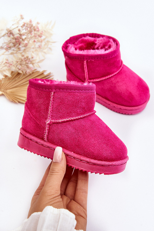 Children's Insulated Snow Boots Pink Gooby