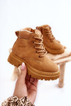 Children's Warm Boots Camel Cheddy