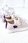 Children's Sneakers With Velcro Beige Cartoon