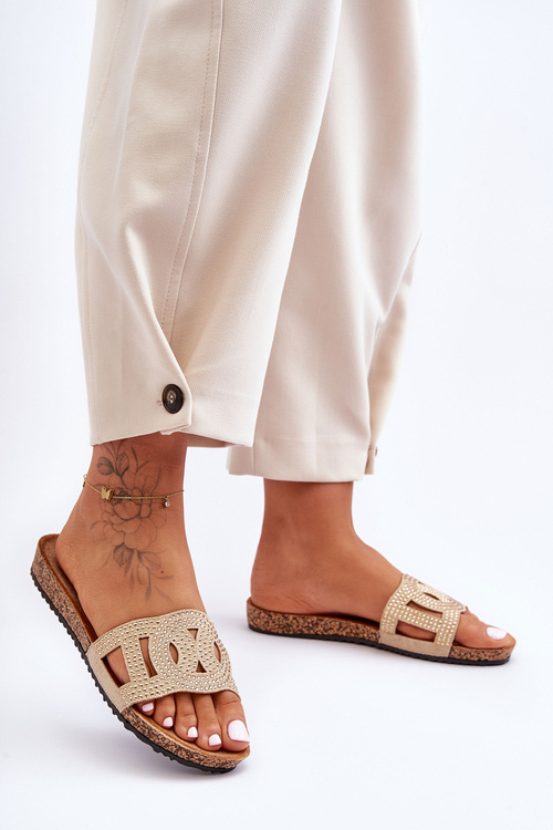 Women's Studded Loafers Beige Evelins