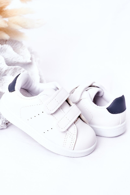Children's Sneakers With Velcro White-Navy California