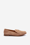Women's Classic Moccasins Dark Beige Olevin