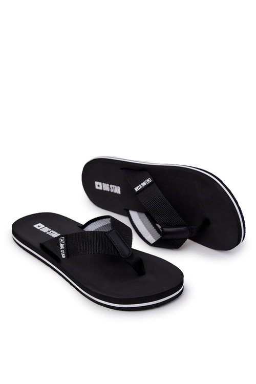Men's flip-flops Big Star JJ174519 Black
