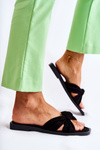 Women's Fashionable Suede Slippers Black Lorrie