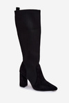 Women's Heeled Boots Black Yserine