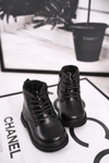 Children's Boots Warm With Zipper Black Ammy