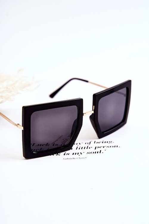 Sunglasses Square V160018 Black and Gold