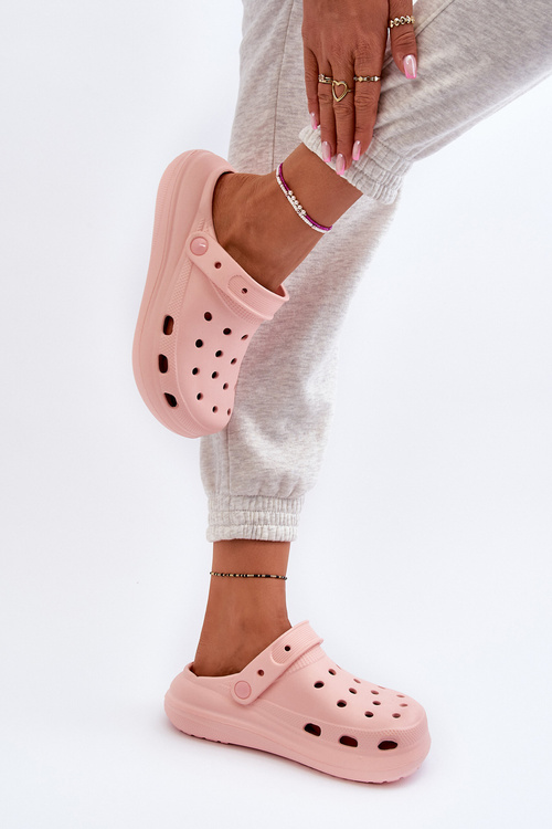 Klapki Damskie Piankowe Różowe Ilariana M326