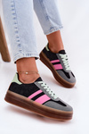 Low Platform Sneakers Black Ovivene