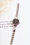 Giorgio & Dario Bracelet Watch With Black Dial Silver