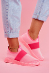 Women's Sport Shoes Slip On Neon Pink La Fiesta