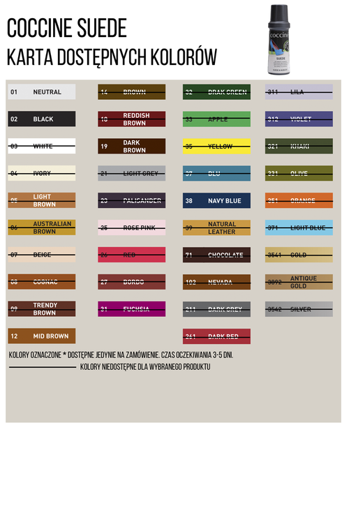 Coccine Suede and Nubuck Color Refresher