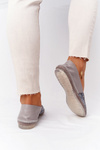 Women's Leather Ballerinas Maciejka 01930-86 Grey